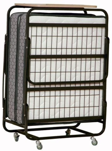 Кровать одинарная раскладная Сириус 42.21-01 дуб сонома/черный