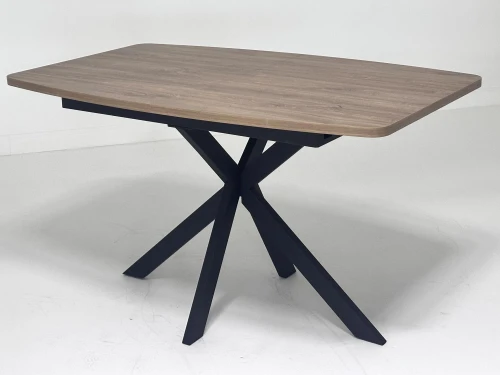 Стол ARKANSAS 130 Дуб Канзас/ Черный М-City