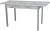 Колорадо стол обеденный раздвижной / бетон темный/металлик