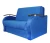 Диван аккордеон Алекс велюр синий 140