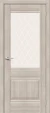 Межкомнатная дверь экошпон Прима-3 Cappuccino Melinga White Сrystal