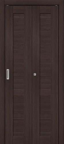 Межкомнатная складная дверь mr.wood Браво-21 Wenge Melinga