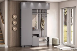 Прихожая Бали, Графит. Комплект 16