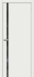 Межкомнатная дверь эмалит mr.wood Браво-1.55.П White Matt Mirox Grey