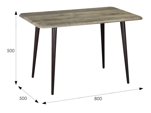 Стол журнальный BeautyStyle 4 дуб крымский состаренный/венге