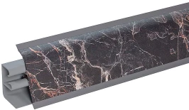 Плинтус для столешницы АР-740 Мрамор черный