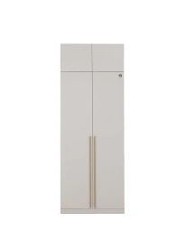 Шкаф 2-ств. Николь-2, Кашемир, Сатиновое золото