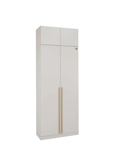 Шкаф 2-ств. Николь-2, Кашемир, Сатиновое золото