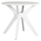 Стол журнальный Сабин 1 белый/белый