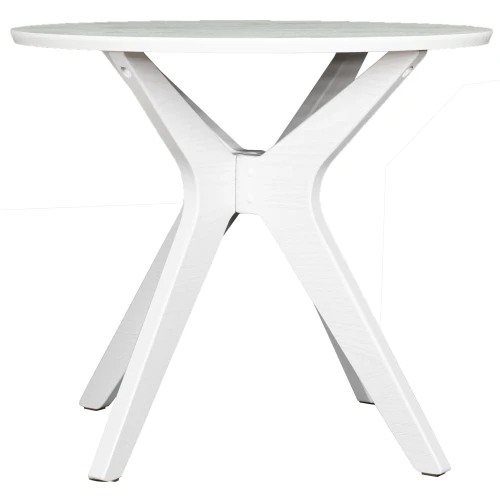 Стол журнальный Сабин 1 белый/белый