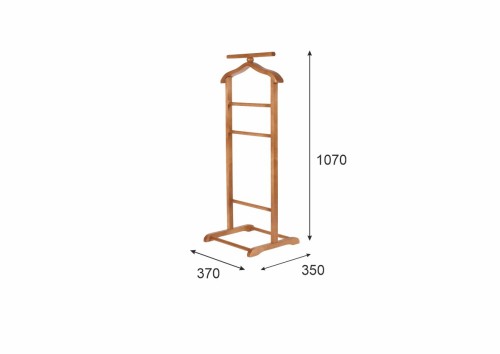 Вешалка костюмная В 6Н средне-коричневый