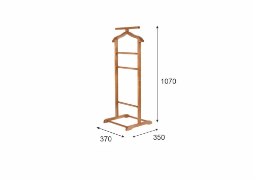 Вешалка костюмная В 6Н средне-коричневый