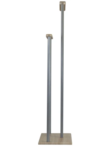 Вешалка костюмная Дэви 1 металлик/дуб сонома