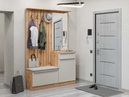 Прихожая Стиль-02 Silky Light Grey