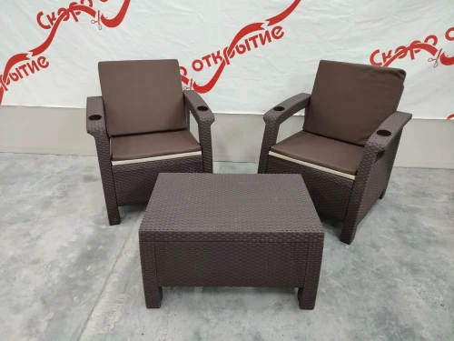 Комплект уличной мебели под искусственный ротанг Yalta Balcony Set