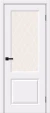 Межкомнатная дверь BRAVO Скинни-13 White Pro White Сrystal