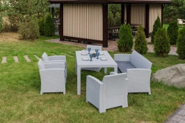 Комплект LANA DINING L светло-серый Комплект LANA DINING L светло-серый