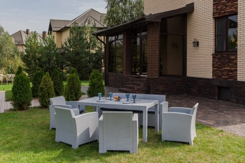 Комплект LANA DINING L светло-серый