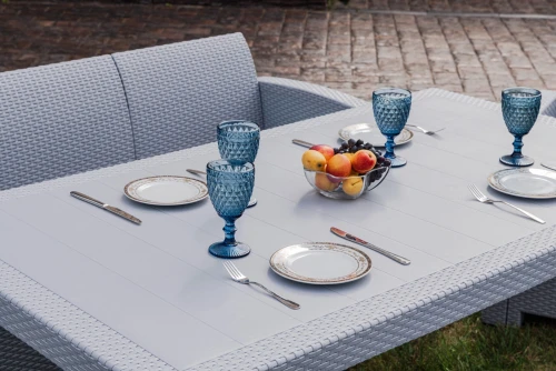 Комплект LANA DINING L светло-серый