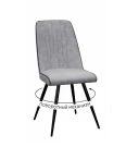 Стул DikLine 324 поворотный B22 GREY, ножки черные