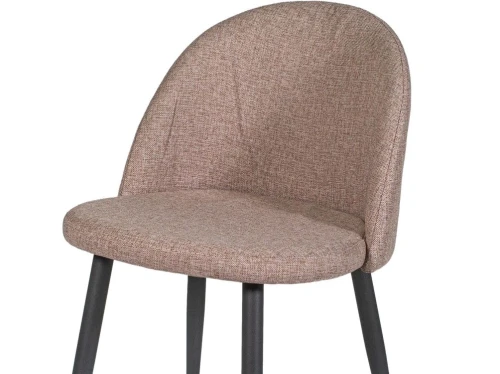 Обеденная группа (Стол Кастел и 4 стула Делтон), ткань рогожка Кэмел