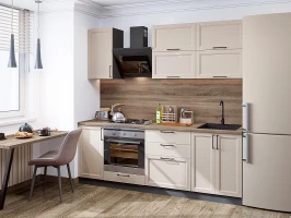 Кухонный гарнитур Сканди-01 Cream Silkwood