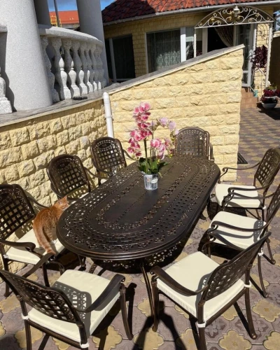 Металлическая мебель из литого алюминия Gera 8