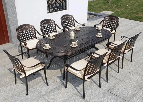 Металлическая мебель из литого алюминия Gera 8