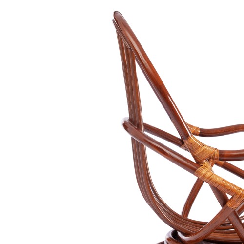 Кресло вращающееся "FLORES" 5005 /без подушки/ Pecan (орех)