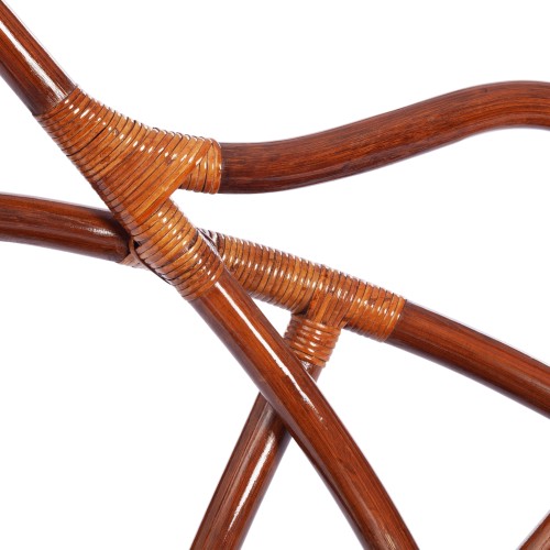 Кресло вращающееся "FLORES" 5005 /без подушки/ Pecan (орех)