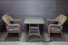 Комплект мебели из искусственного ротанга Мэдисон (Medison ) Сompany Set Brown с подушками на сидение