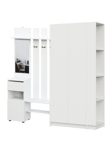 Прихожая Бали, Белый. Комплект 10