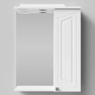 Зеркало Адам 55, белый глянец, правая Зеркало Адам 55, белый глянец, правая