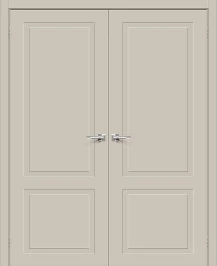 Двустворчатая межкомнатная дверь BRAVO Граффити-12 Creamy