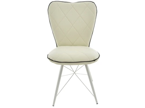 Стул «Риоха» Батлер 08/Нитро блэк, каркас белый