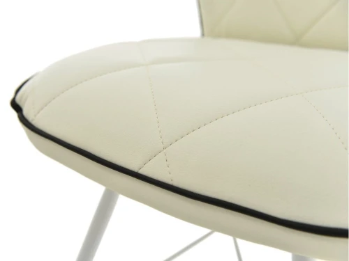 Стул «Риоха» Батлер 08/Нитро блэк, каркас белый