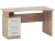 Стол «Гарвард» эргономик 130 3ящ ПР, Дуб сонома/Белый