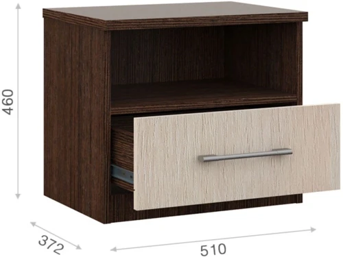 Спальня «Аврора», Венге/Дуб молочный