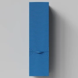 Пенал Эйфория 40 F5, пример RAL 5019 Капри синий, матовая, подвесной, правый