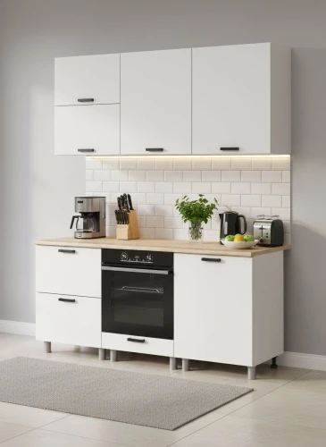 Готовая кухня МК Аленушка 1,8м Астра Лаванда Молочный,скоба черный,сонома