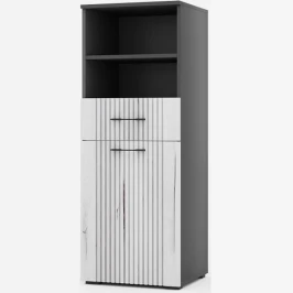 Тумба «Монреаль» 1Д1Я КМК 0986.4, антрацит/дуб канадский арктик