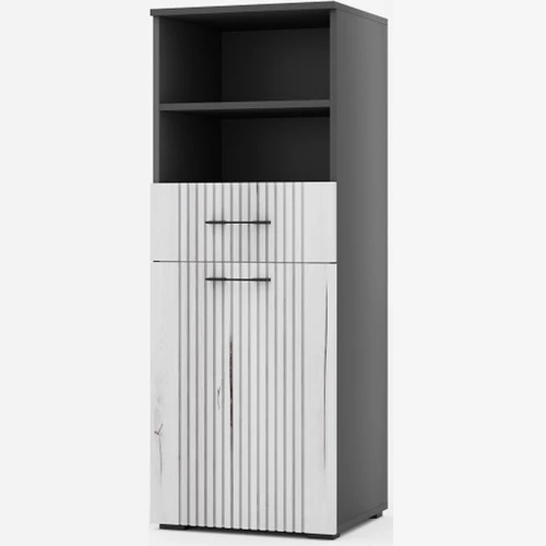 Тумба «Монреаль» 1Д1Я КМК 0986.4, антрацит/дуб канадский арктик