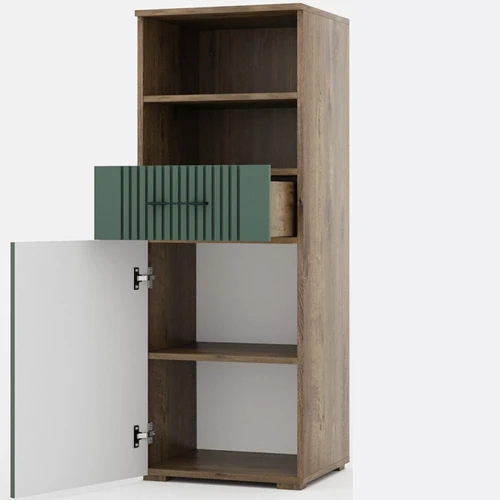 Тумба «Монреаль» 1Д1Я КМК 0986.4, антрацит/дуб канадский арктик