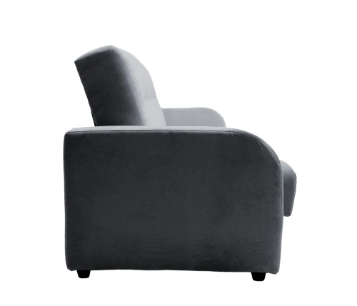 Диван-книжка ЛОНДОН серый 120 ЛЮКС, пружинный блок Боннель