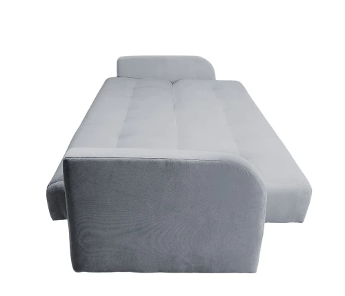 Диван-книжка ЛОНДОН серый 120 ЛЮКС, пружинный блок Боннель