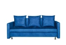 Диван еврокнижка Стелла велюр синий