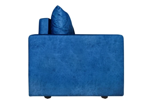 Диван еврокнижка Стелла велюр синий