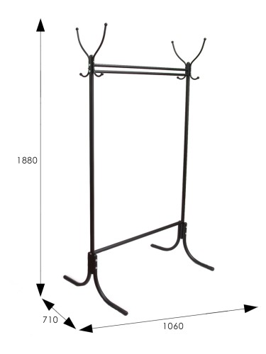 Вешалка напольная М 13 чёрный