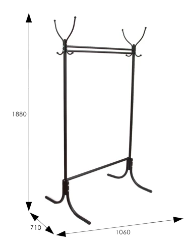 Вешалка напольная М 13 чёрный