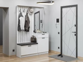 Прихожая Стиль-02 White Silk